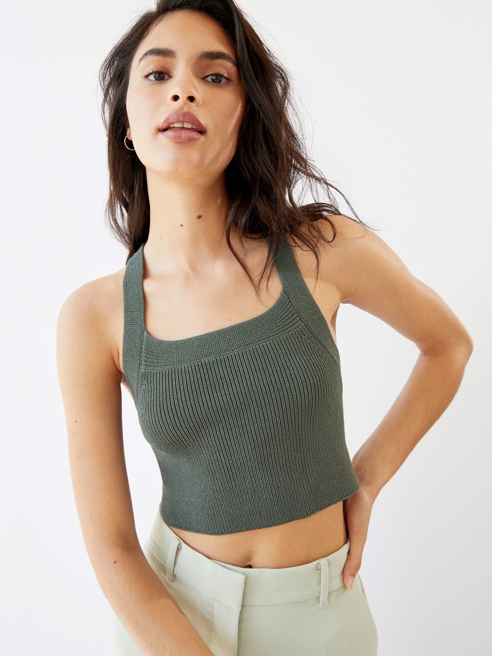 Aritzia Wilfred Cayenne Top In Sagesse
